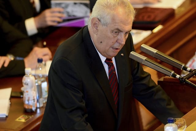 Miloš Zeman, photo: ČTK